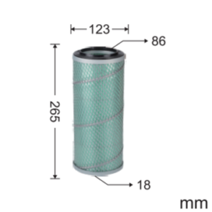 Yuchai YC85-6/7 air filter