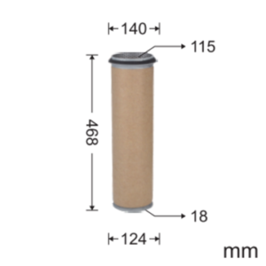 Liebherr R934B air filter