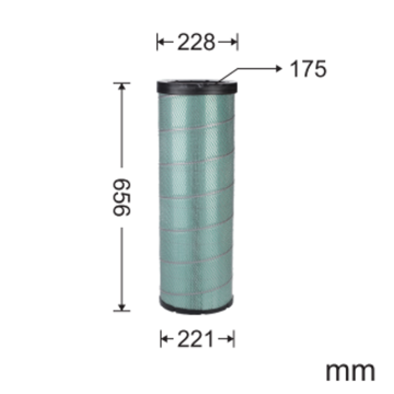 Caterpillar 390FL air filter - Image 2