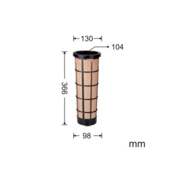 SK130/140-8 air filter